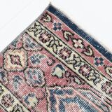 Navy Blue Vintage Runner Rug, 75x231Cm SK 6884