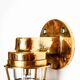 Old bronze “loupiote” wall light