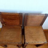 Pair of art deco children's chairs