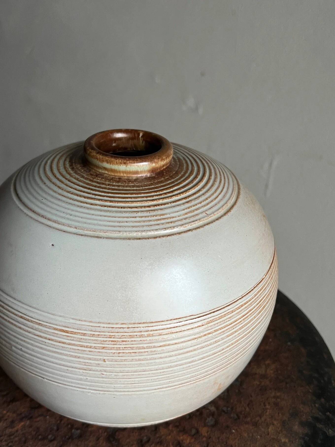 Art Deco ceramic vase by Anna-Lisa Thomson | Upsala Ekeby | Sweden | 1930s