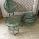 Lot de Bocaux anciens en verre