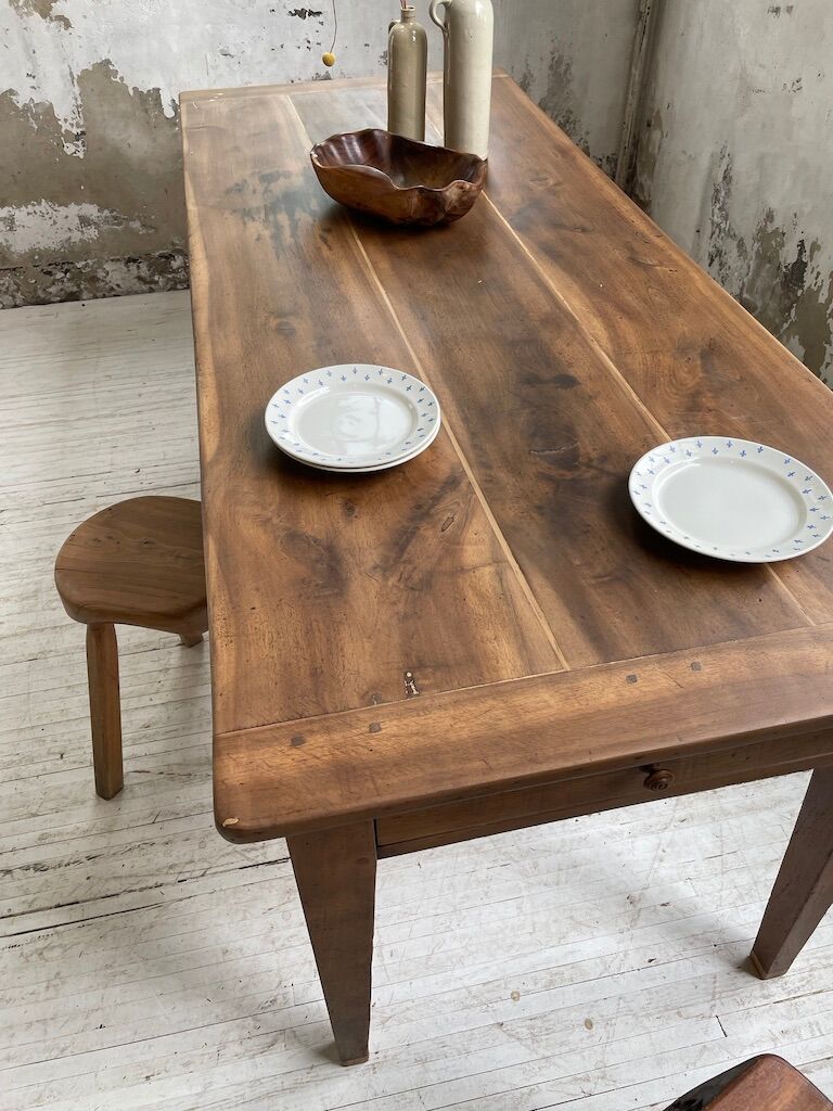 Walnut farm table 190cm