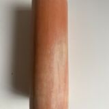 Vase terracotta roll enamelled interior