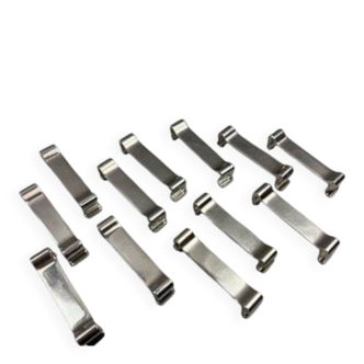 Christofle Arabesque model - 12 silver-plated knife rests in excellent condition with box.