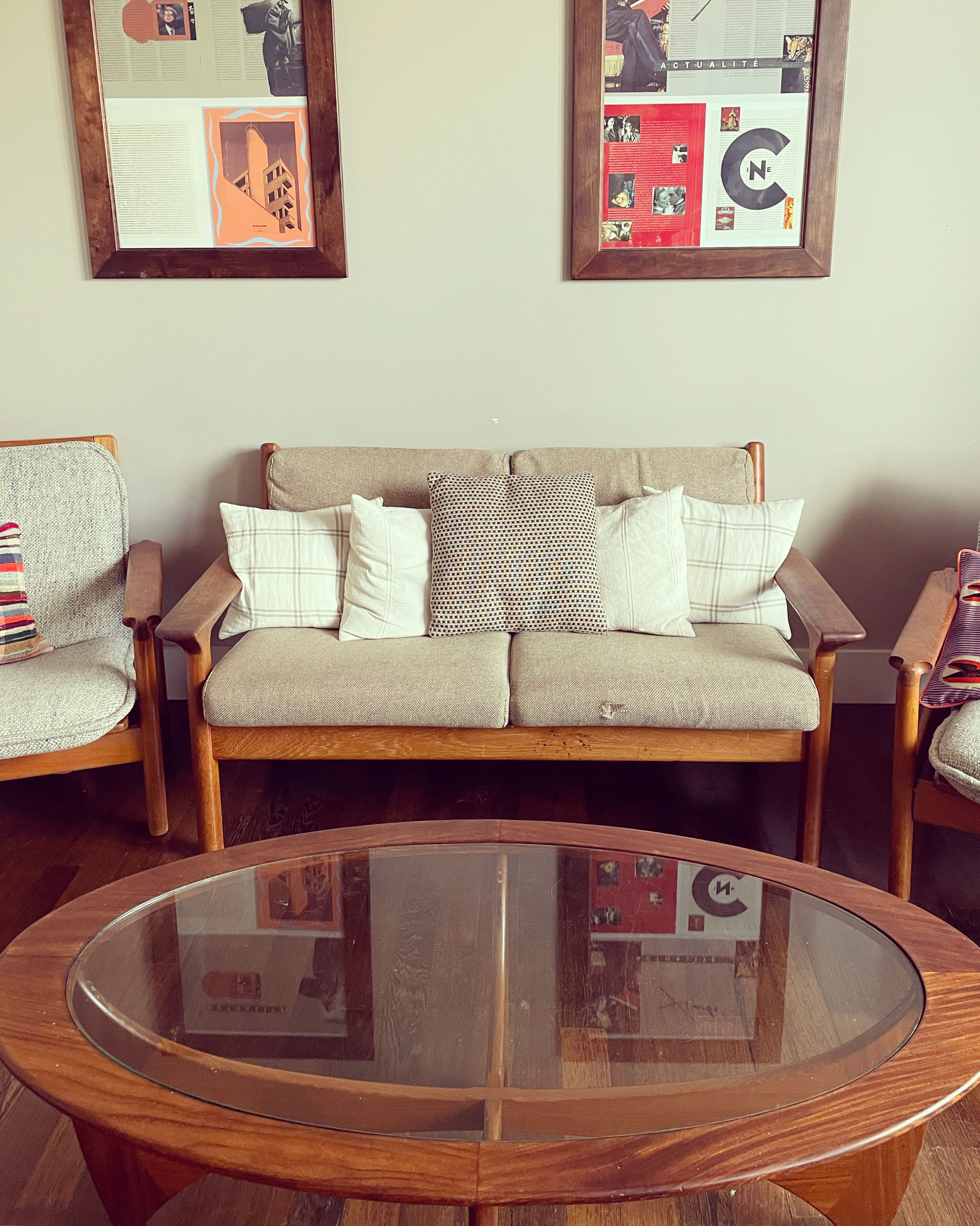 Scandinavian 2-seater sofa