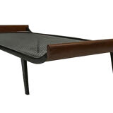 Vintage meridian Auping Cleopatra metal teak design by Dick Cordemeyer