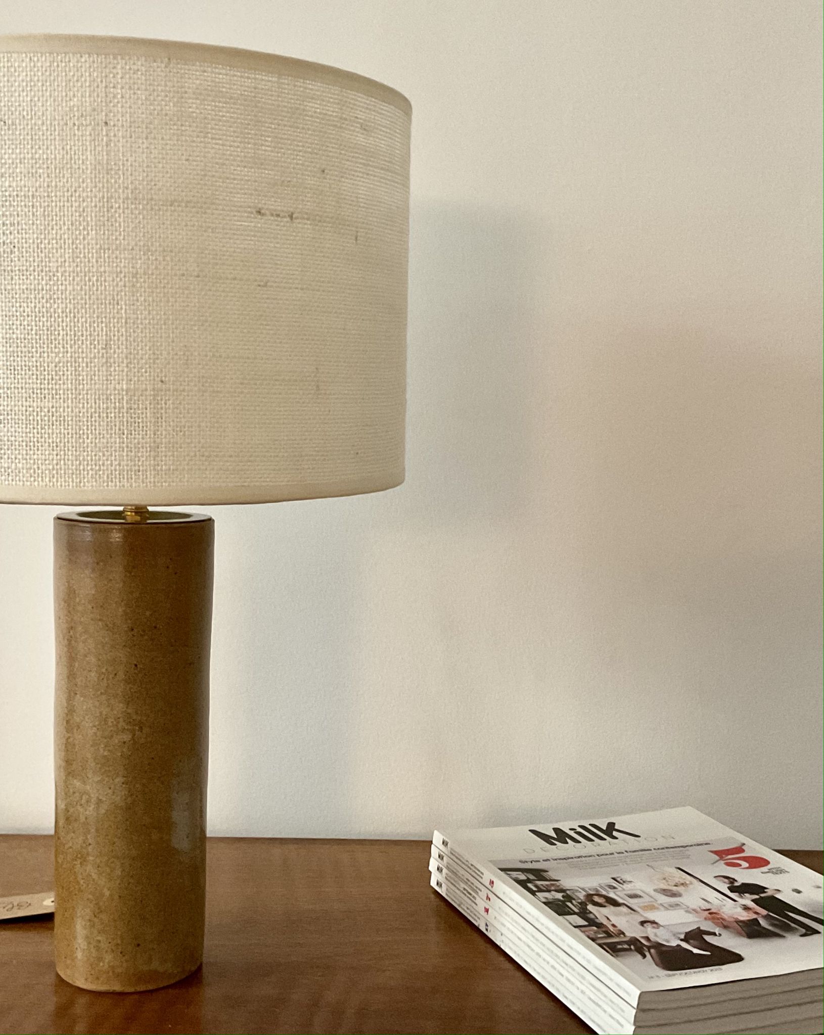 Lampe en grès