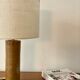 Lampe en grès