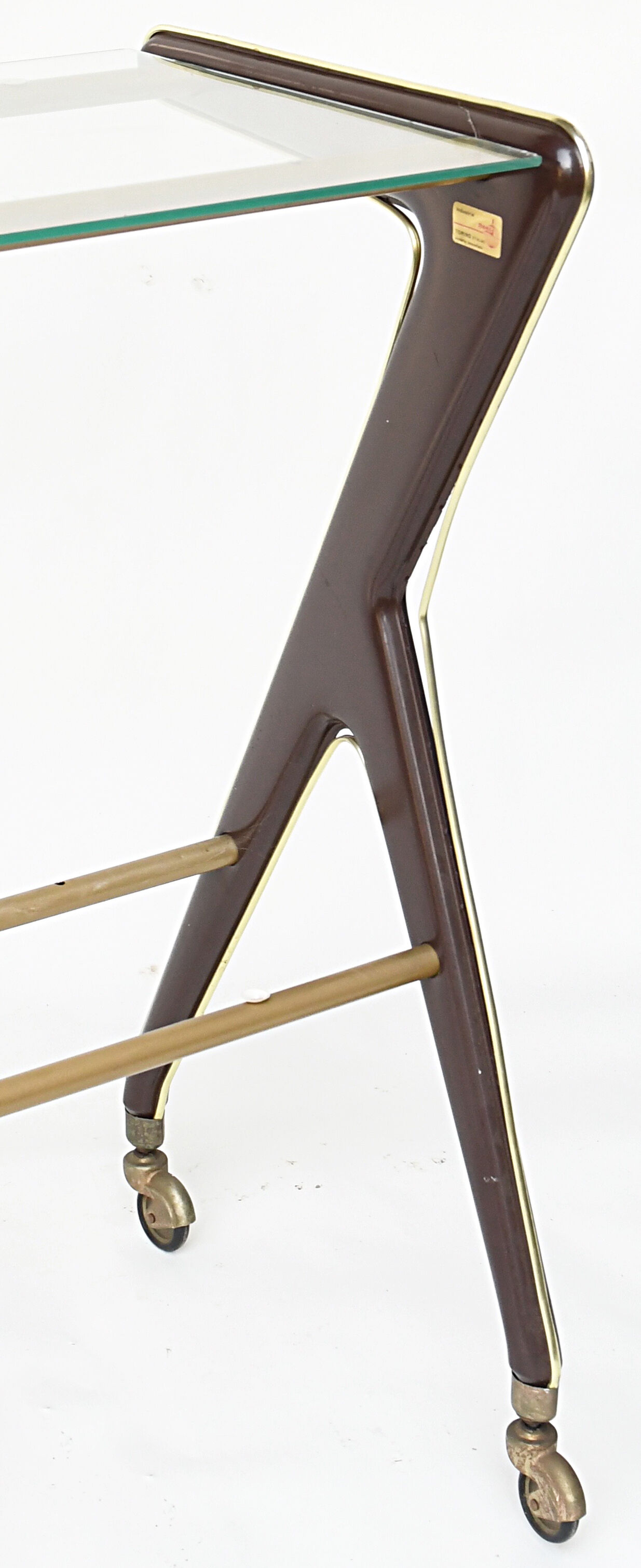 Rolling service table by Rama Torino