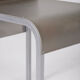 Ensemble de chaises en aluminium, Belgique 1980s