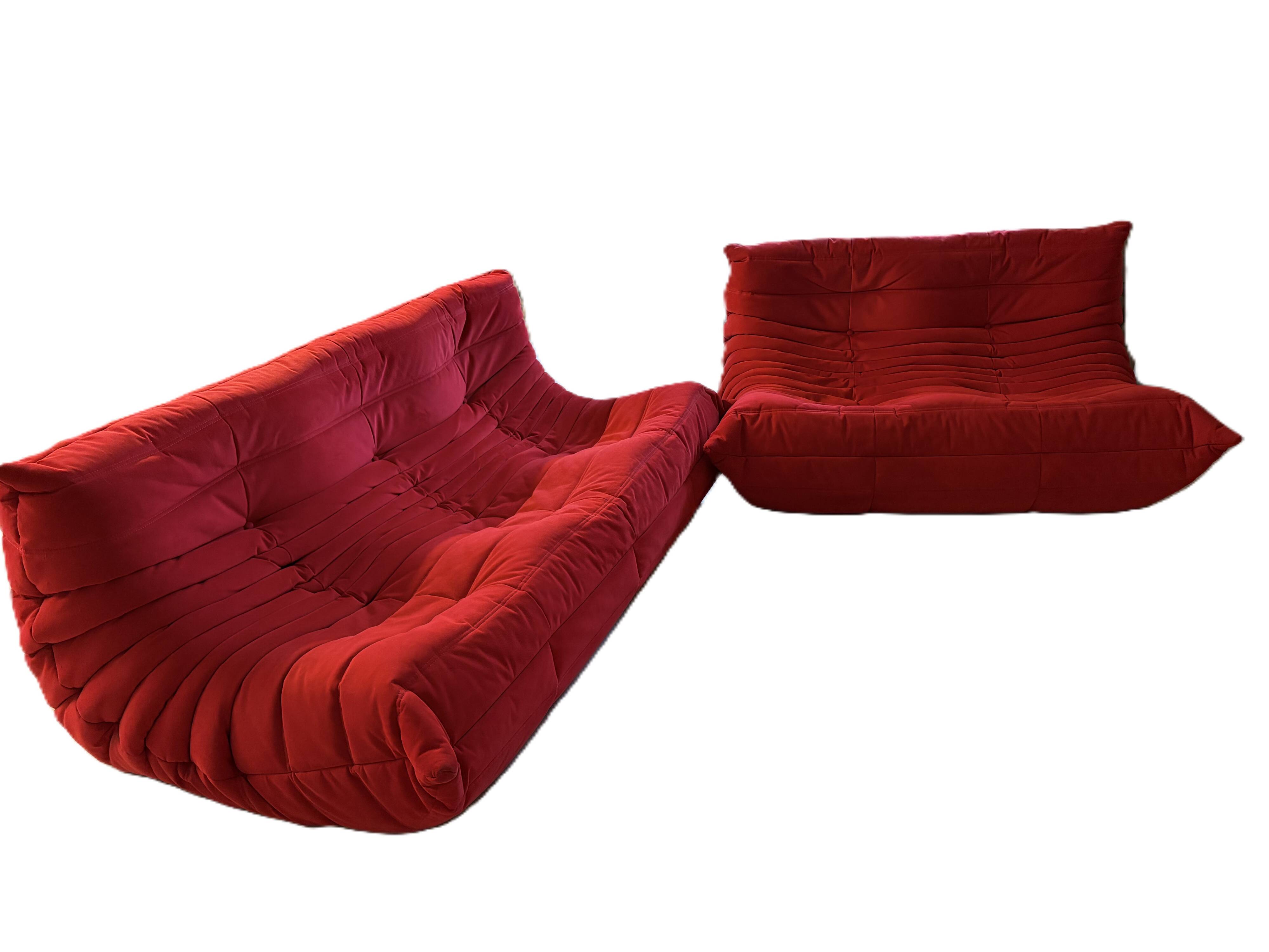 Set of 2 sofas (2 and 3 seats) TOGO by ROSET