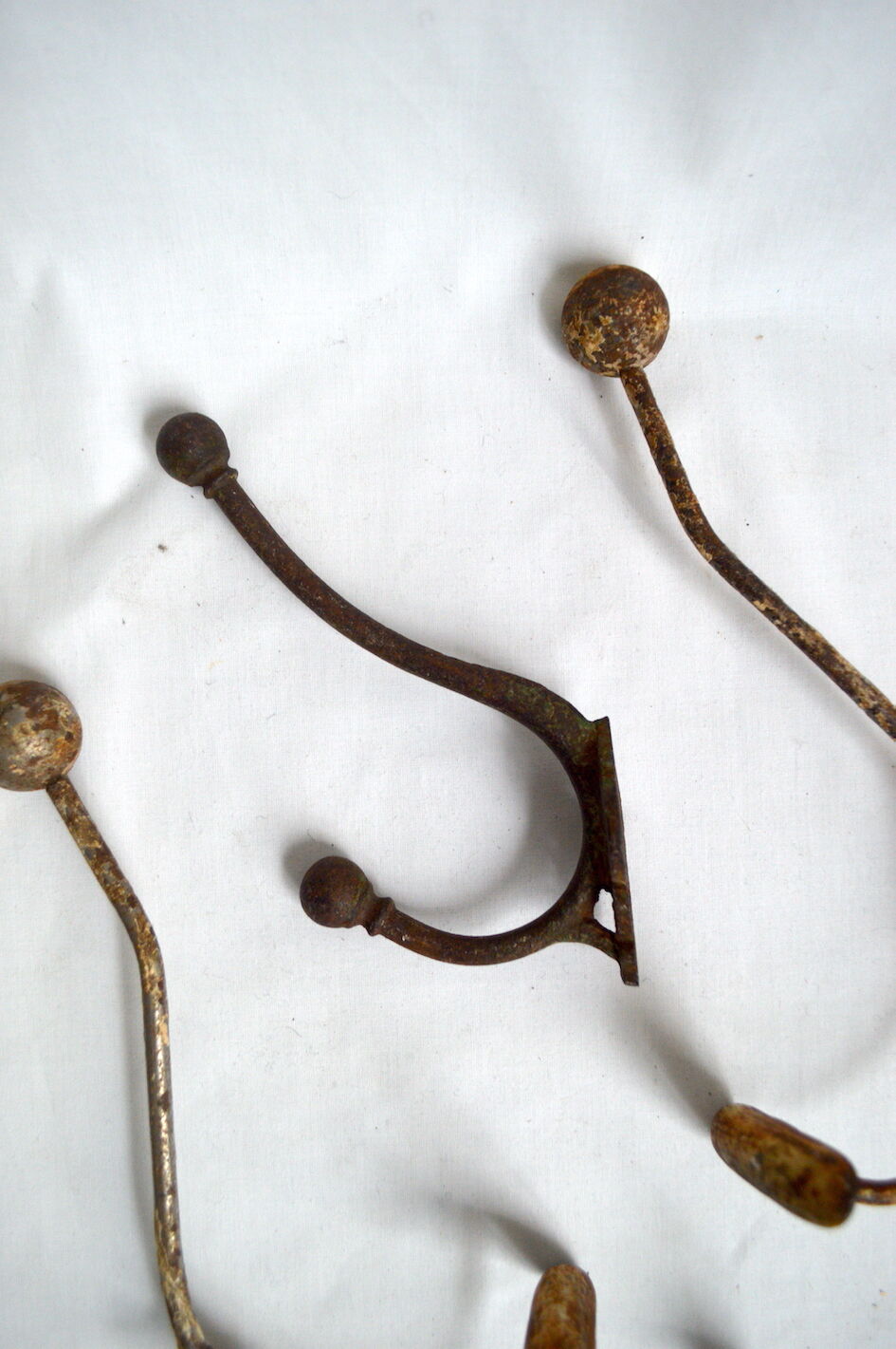 4 vintage school hooks