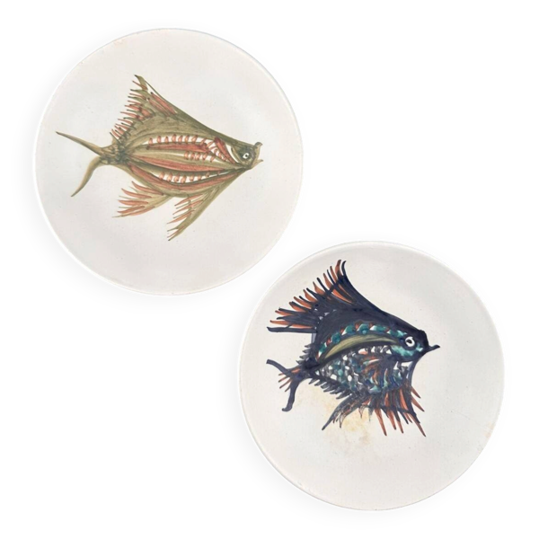 lot de 2 Coupelles signées Piclet de Collection Quimper