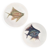 set of 2 signed Piclet bowls from the Quimper collection