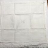 Damask tablecloth and matching napkins