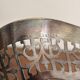 Silver Metal Openwork Vintage Art Deco Fruit Basket
