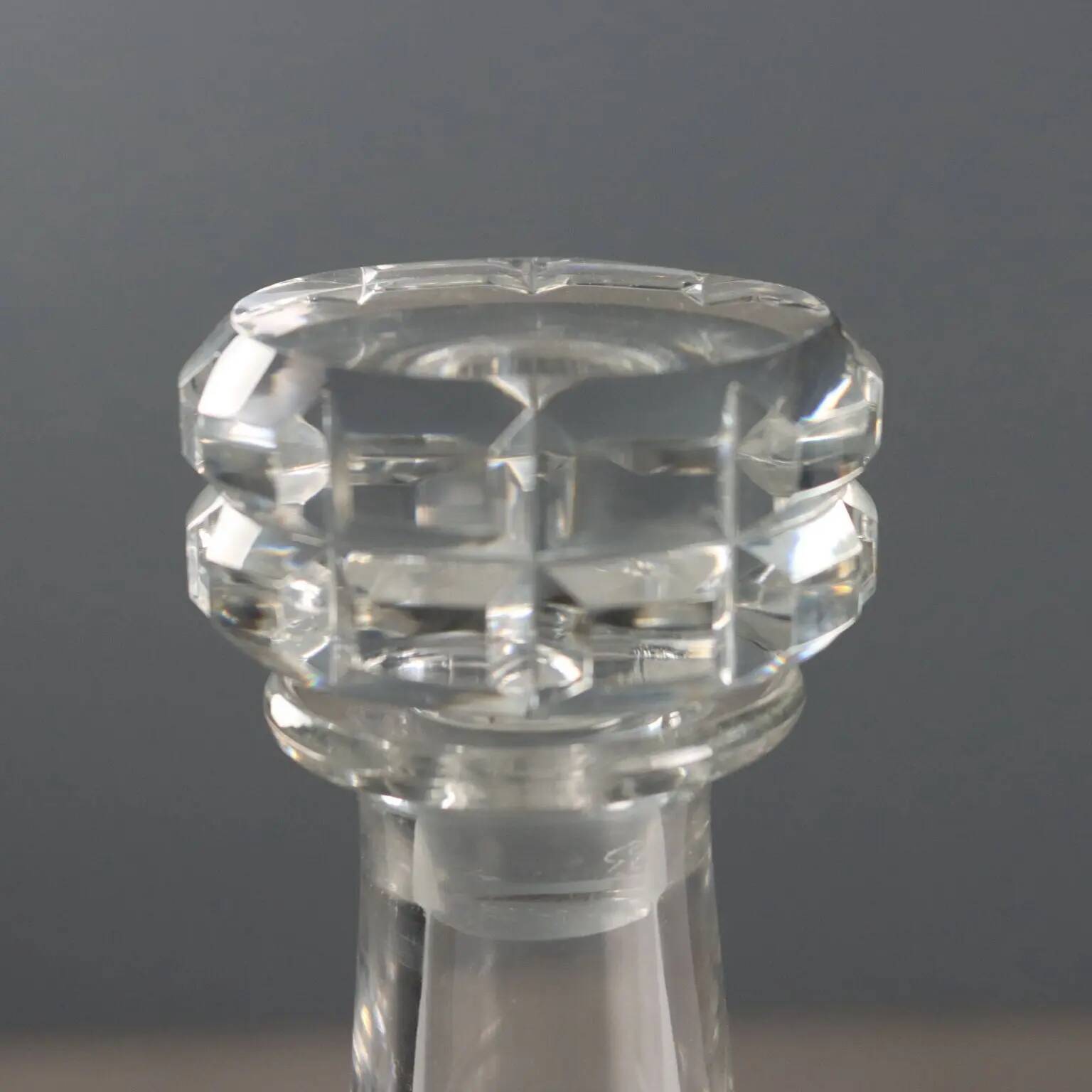 Vintage Baccarat crystal bottle France 20th Century