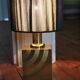 Vintage golden brass design lamp
