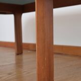 Scandinavian coffee table smoked glass