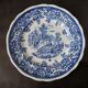 Set of 15 diner plates with English motifs Lunéville
