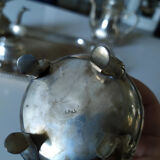 Silver metal coffee set