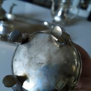 Silver metal coffee set