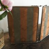 Barber vintage triptych mirror 24x60cm