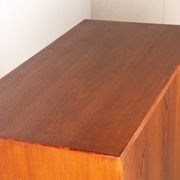 Small Danish Enfilade in teak model 42 by Kai Kristiansen, Feldballes.