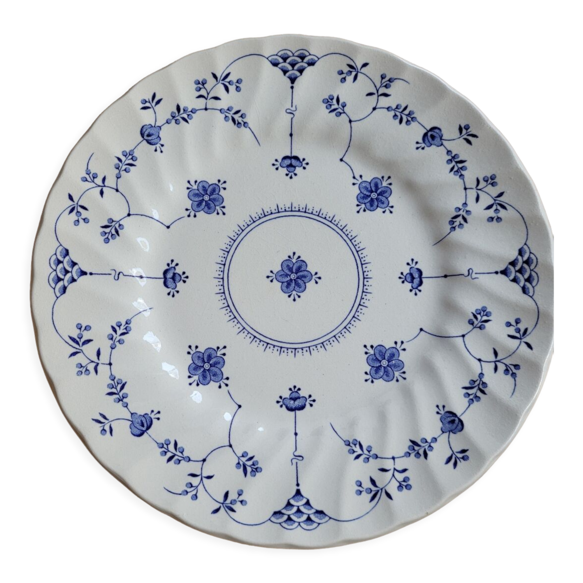 Set of 4 Stafforshire dessert plates