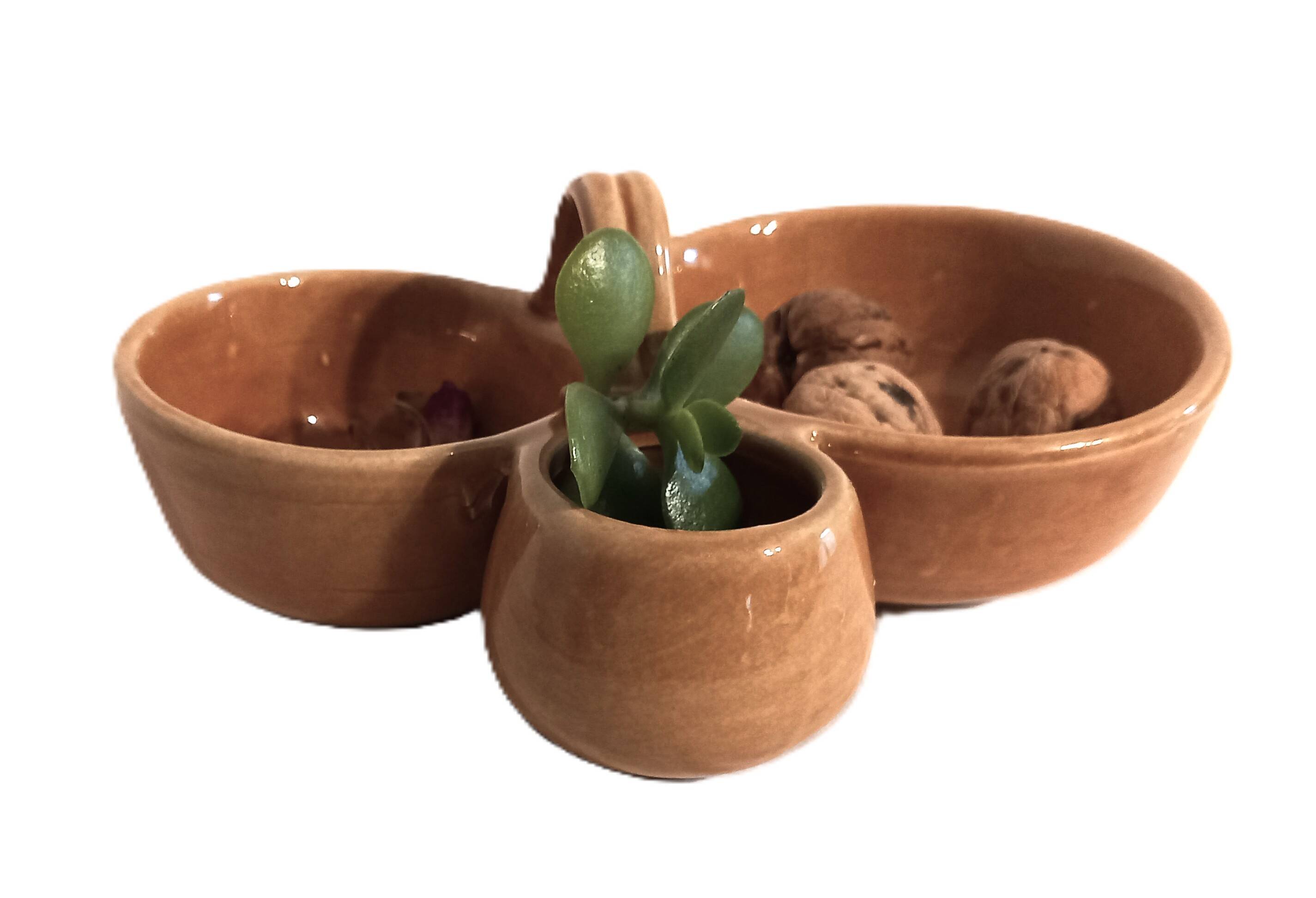 Ceramic aperitif server / olive bowl