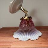 Pink Art Deco wall light