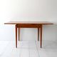 1960s Vintage Scandinavian Square Teak Dining Table