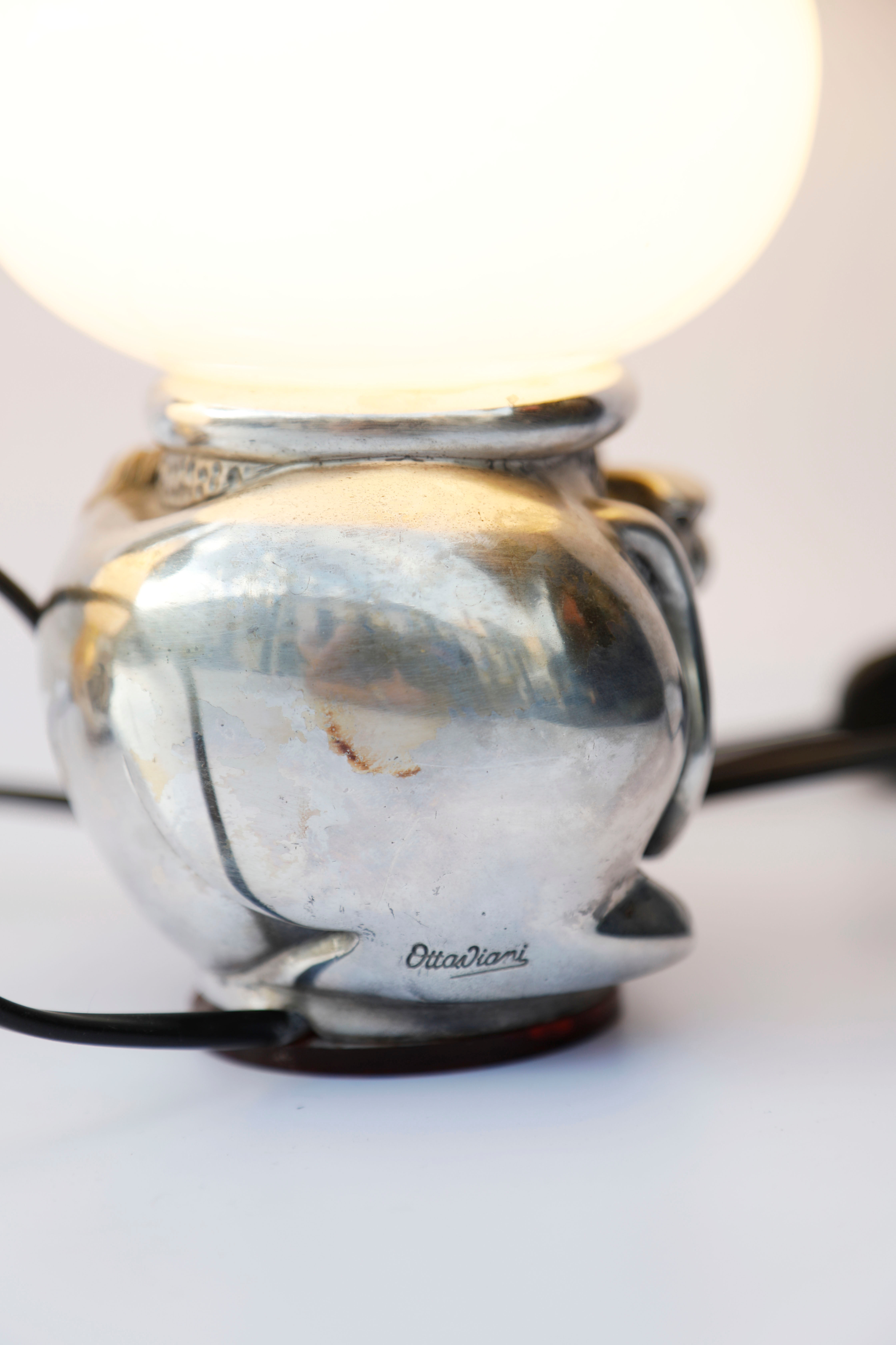 Silver horse lamp 925 sterling Ottaviani