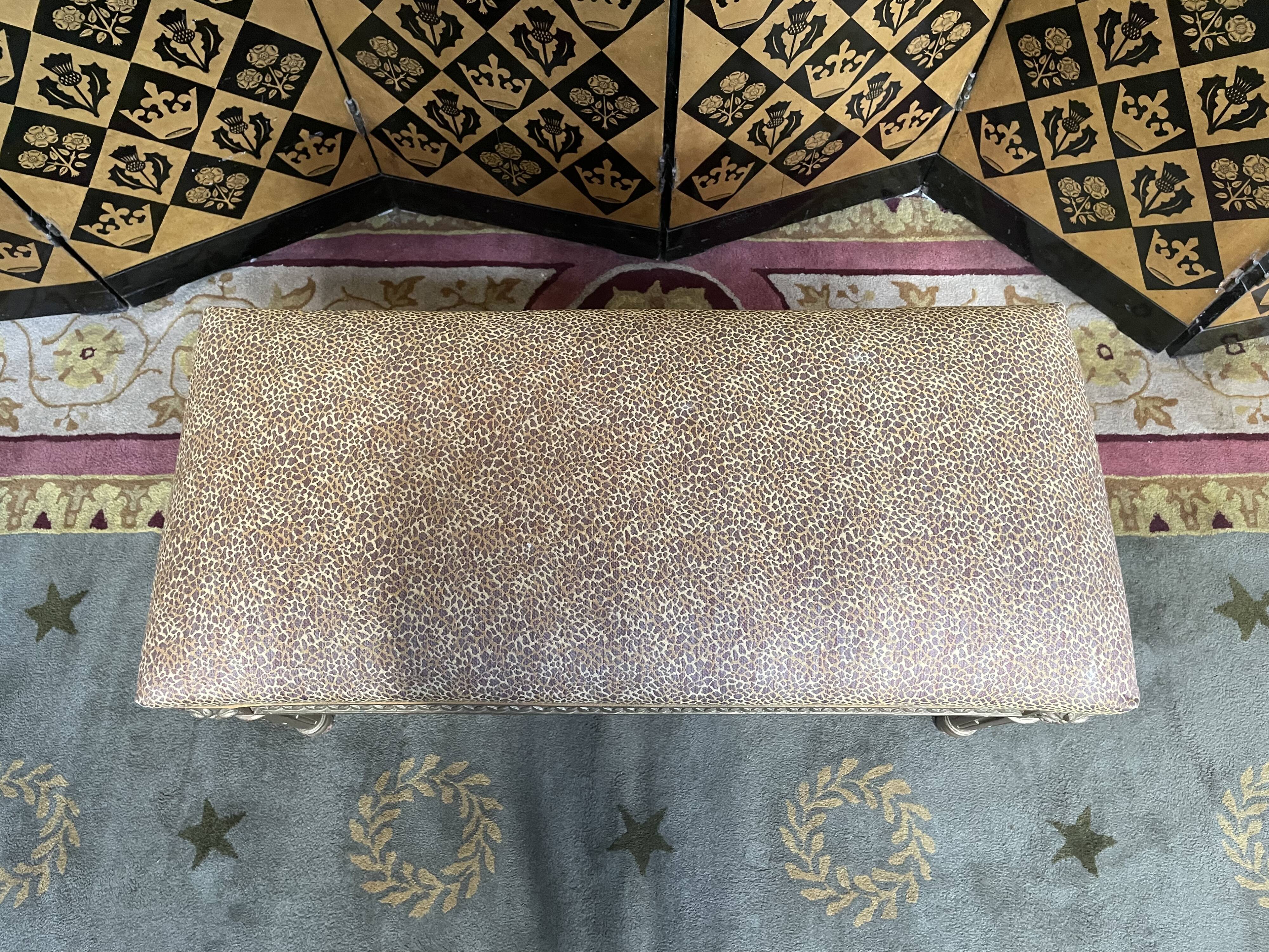 Louis XVI style entrance bench