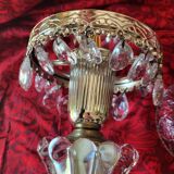 Pair of Michelotti glass lamps