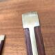 Mid-century brass and teak spoons, 1960s, set of 2