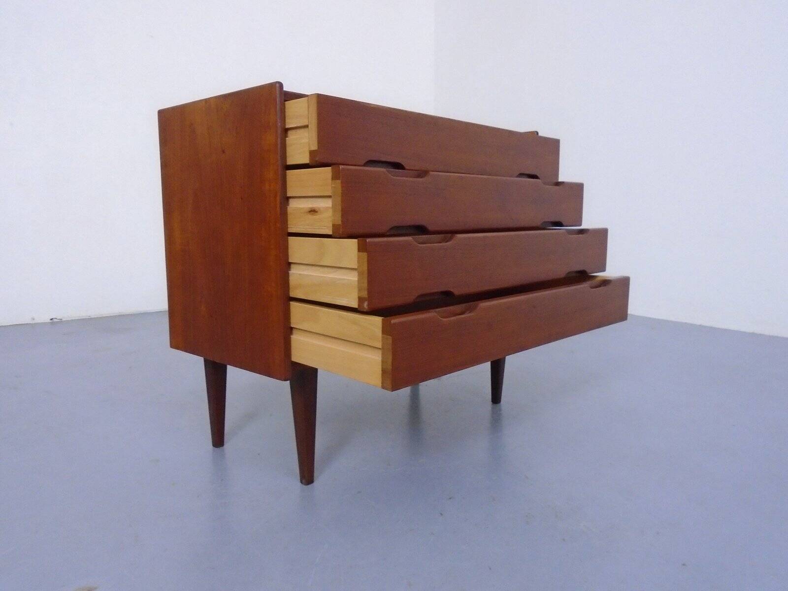 Danish Teak Chest of Drawers, 1960s