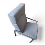 Gijs van der Sluis high back arm chair light grey