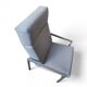 Gijs van der Sluis high back arm chair light grey