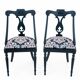 Antique chairs, Northern Europe, around 1890, after restoration