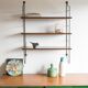 Shelf wood and metal