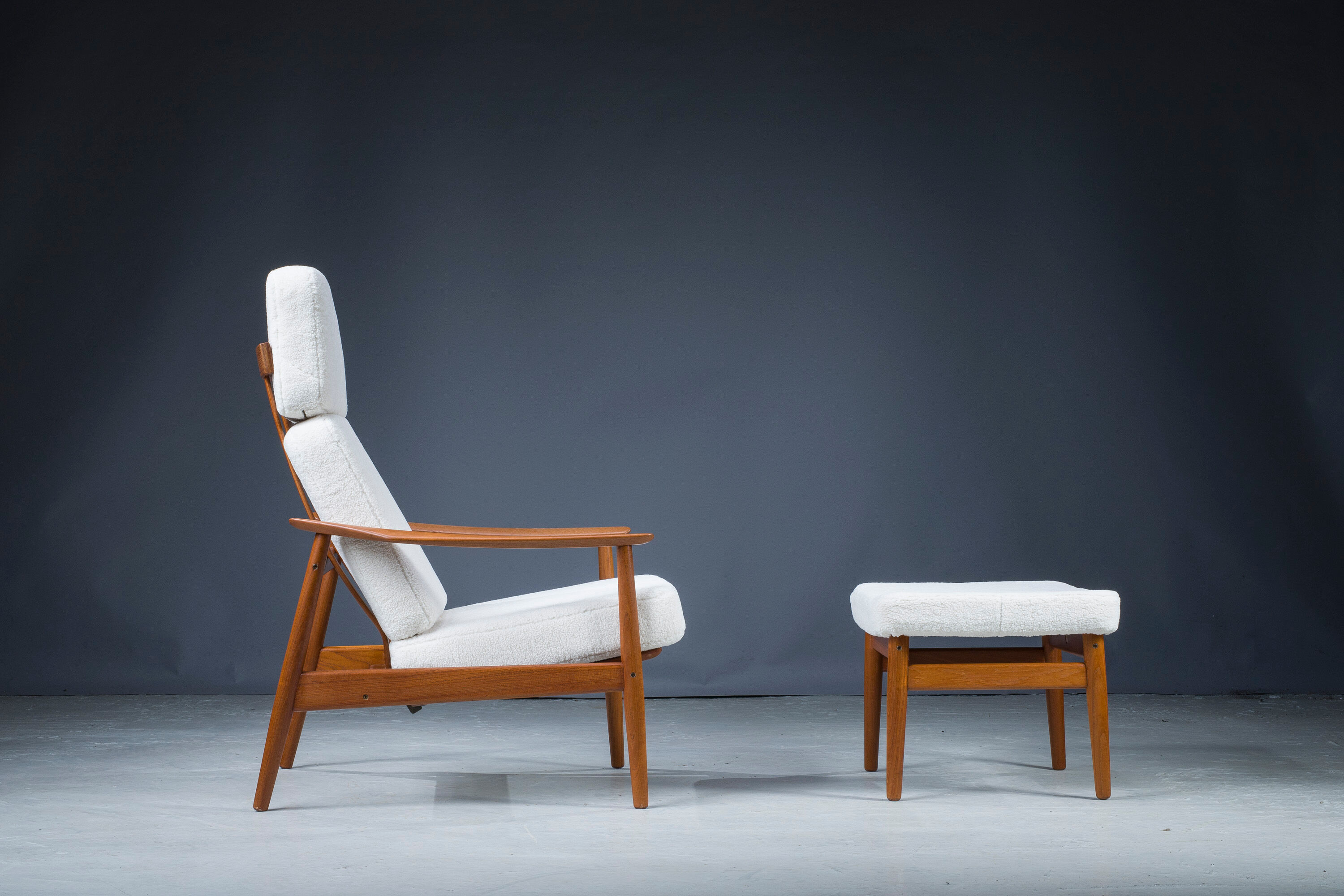 Armchair and ottoman by Arne Vodder for France & Søn