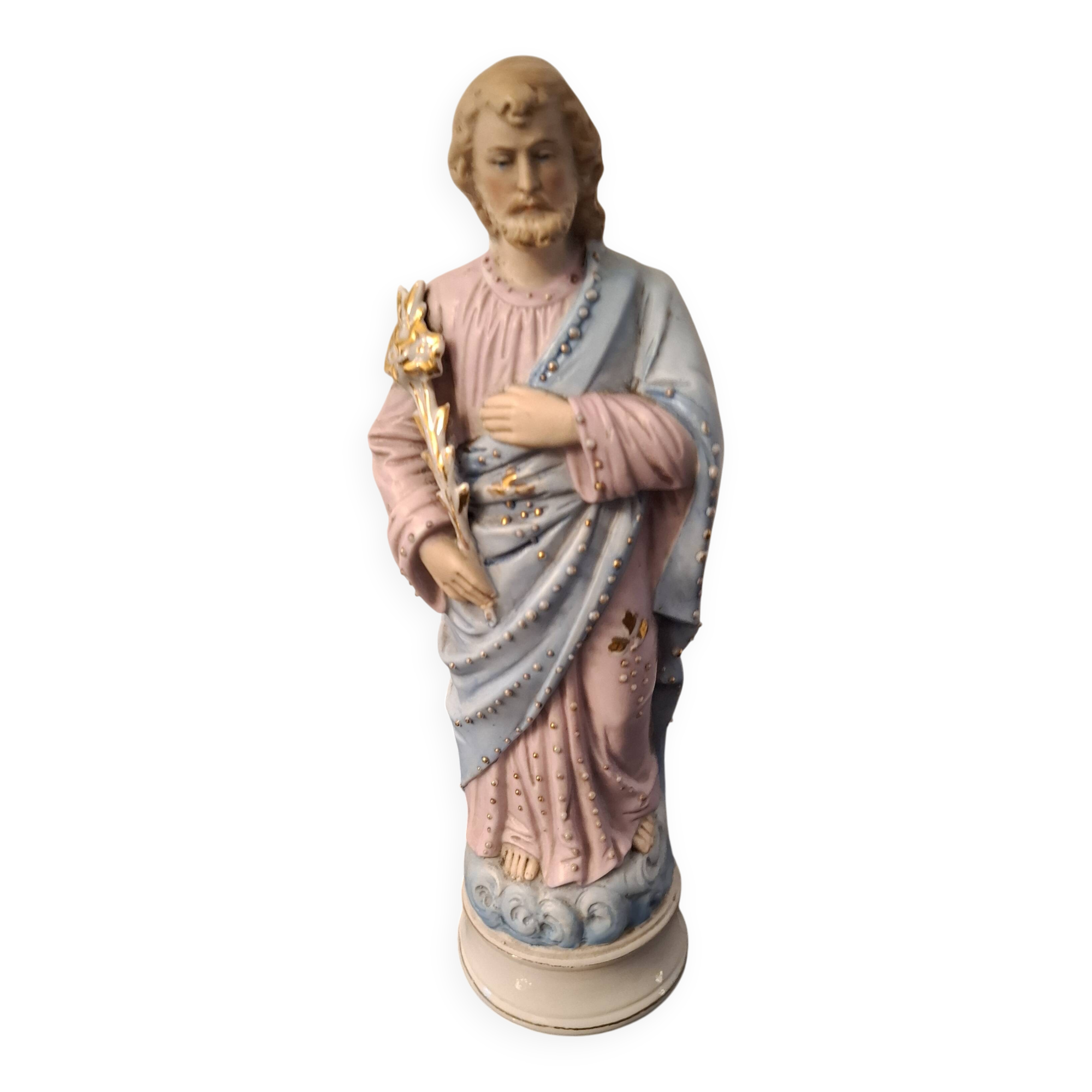 Biscuit religious statue