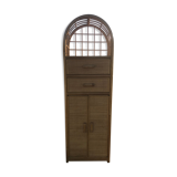 Vintage rattan shelf