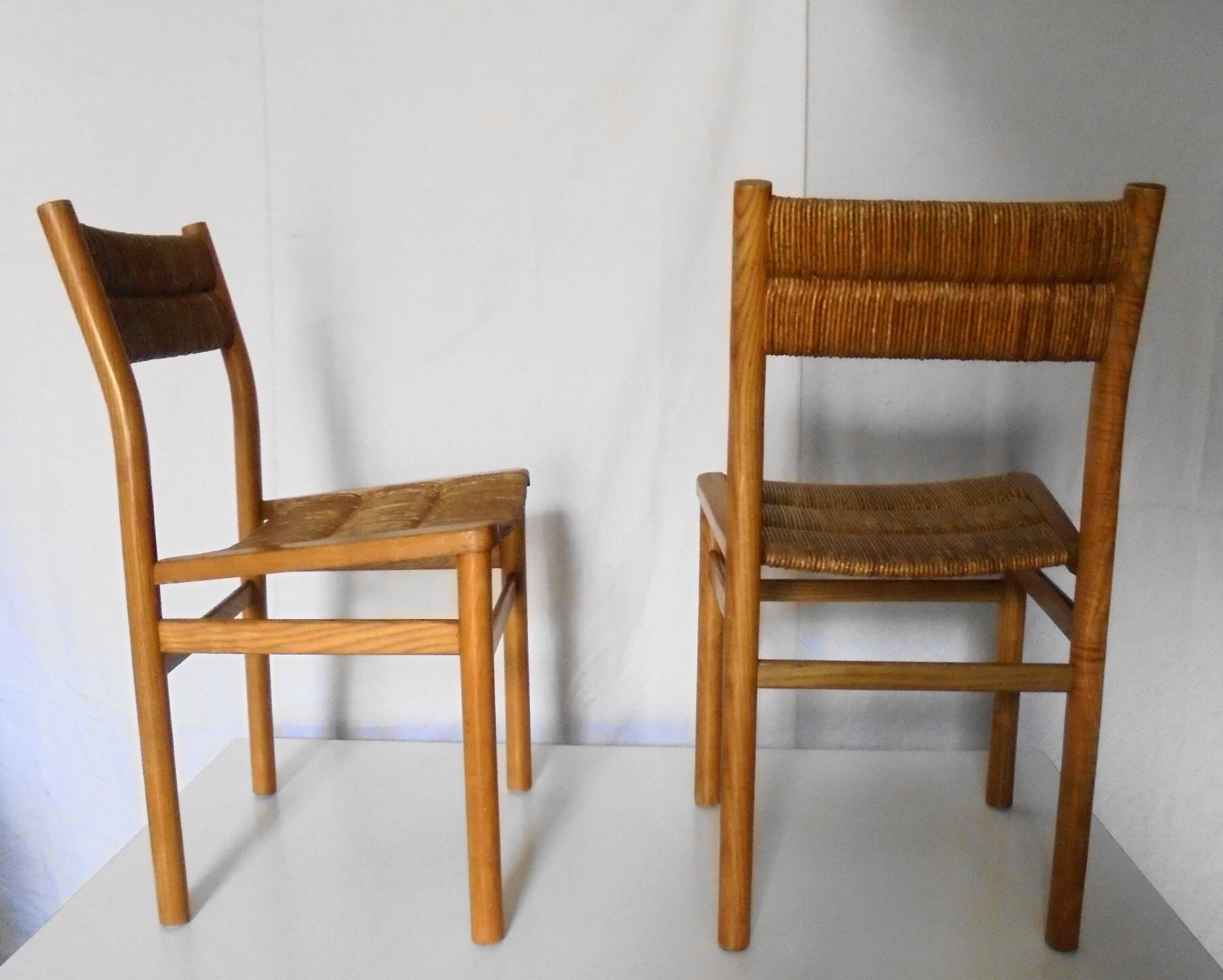 4 chaises de Pierre Gautier Delaye, modèle Week End des années 50