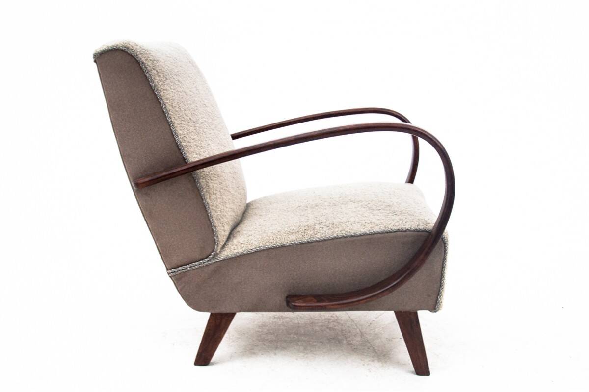 Art Deco armchairs H-227, Czechoslovakia, 1930s. Project by J. Halabala.