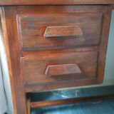 small varnished wood desk
