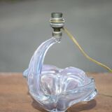 Pied de lampe en cristal