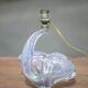 vintage crystal lamp, opalescent lamp base, bedside lamp, crystal table lamp, decoration