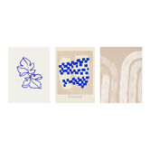 Lot de 3 impressions giclées abstraites